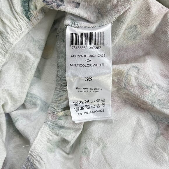 $498 NWOT SEE BY CHLOÉ Floral Print Cotton Multicolor Dress Size 36 - Picture 9 of 11